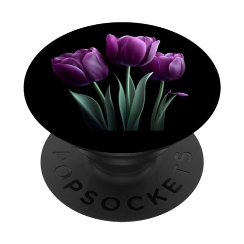 Blumen Tulpen Lila PopSockets Klebender PopGrip Blumen Tulpen Lila PopSockets Klebender PopGrip von Blumen Wildblumen filigran Rosen Tulpen Flower