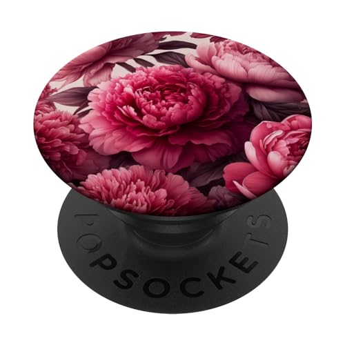 Pfingstrose Wildblumenmuster Rosen Blumen Aquarell PopSockets Klebender PopGrip Pfingstrose Wildblumenmuster Rosen Blumen Aquarell PopSockets Klebender PopGrip von Blumen Wildblumen filigran Rosen Tulpen Flower