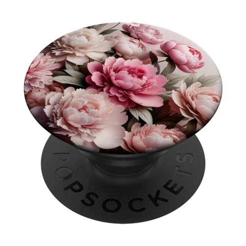 Pfingstrose Wildblumenmuster Rosen Blumen Design PopSockets Klebender PopGrip Pfingstrose Wildblumenmuster Rosen Blumen Design PopSockets Klebender PopGrip von Blumen Wildblumen filigran Rosen Tulpen Flower