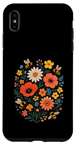 Bienen Blumen Cottagecore Botanical Vintage Hülle für iPhone XS Max Bienen Blumen Cottagecore Botanical Vintage Hülle für iPhone XS Max von Blumenmuster