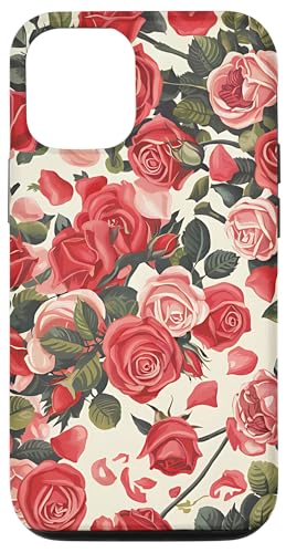 Rosa Rosenmuster, rosa Rosenblüte Hülle für iPhone 12/12 Pro Rosa Rosenmuster, rosa Rosenblüte Hülle für iPhone 12/12 Pro von Blumenmuster