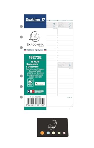 Blumie Shop Nachfüllpack für Organizer Exatime + Index selbstklebend Blumie (Exatime 17, Academic 22/23) von Blumie Shop