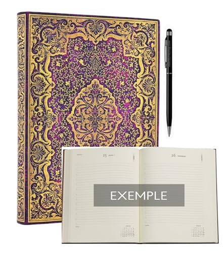 Buchkalender Französisch Paperb September 2025 bis September 2026, 1 Tag pro Seite Mittag + 1 Stift Stylus Touch Blumie (Picaresque) von Blumie Shop