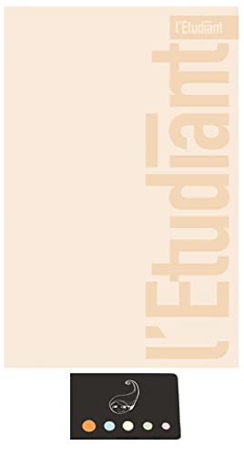 Schülerkalender 14 x 20 cm 2022 – 2023 + Selbstklebender Index Blumie (Pastellbeige) von Blumie Shop