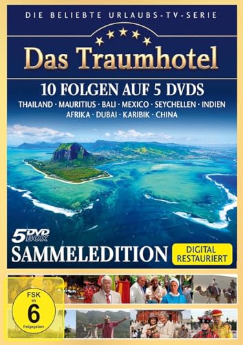 Das Traumhotel - Sammeledition - 10 Folgen auf 5 DVDs (Thailand, Mauritius, Bali, Mexiko, Seychellen, Indien, Afrika, Dubai, Karibik, China) von Bluray/Dvd (Mcp Sound & Media)