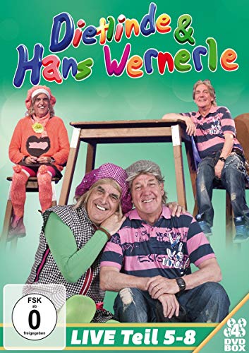 Dietlinde & Hans Wernerle - Live - Teil 5-8 [4 DVDs] von Bluray/Dvd (Mcp Sound & Media)