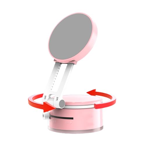 Bmdjdq Magnetische Handyhalterung mit Saugnapf, Auto-Innenzubehör, magnetische Auto-Halterung, starker Saugnapf, 360° verstellbare Sicht, 7 x 6 x 4,5 cm für Fitnessstudio-Spiegel, Armaturenbrett von Bmdjdq