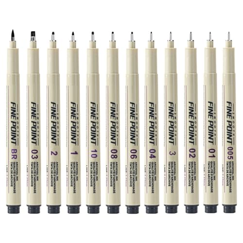 Bmdjdq Micron Stifte, marker -Set, Kinderstifte, Feine Punktpräzision, Ergonomisches Grip -Design, 5,3in Für Kinder Und Studenten, Skizzieren, Skizzieren, Journaling, Comic Art, Bmdjdq Micron Stifte, marker -Set, Kinderstifte, Feine Punktpräzision, Ergonomisches Grip -Design, 5,3in Für Kinder Und Studenten, Skizzieren, Skizzieren, Journaling, Comic Art, von Bmdjdq