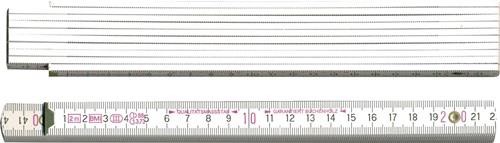 Bmi Gliedermaßstab L.2m B.16mm mm/cm EG III Buche weiß 979806200 von Bmi