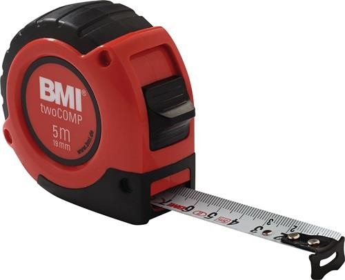 Bmi Taschenrollbandmaß twoComp L.3m B.16mm mm/mm EG II ABS Automatic SB von Bmi