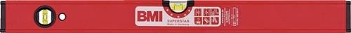 Bmi Wasserwaage SUPERSTAR 180cm Alu.rot ± 0,5 mm/m m.Magnet 696180 PMS von Bmi