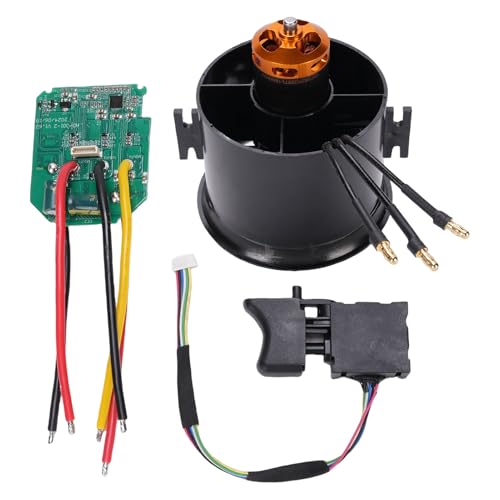 1900 G Schub 70 -mm -Kanallüfter, 1800 KV Bürstenloser Motor mit Steuerbrett, für Computerkühlung, Drohnenmods 1900 G Schub 70 -mm -Kanallüfter, 1800 KV Bürstenloser Motor mit Steuerbrett, für Computerkühlung, Drohnenmods von Bnineteenteam