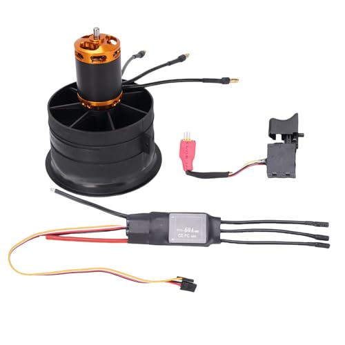 2100 KV 64 Mm Ablüftungslüfter Bürstenloser Motorkit, 12 Blades -Lüfter mit Integrierter Steuerplatine, Ideal für die Computerkühlung 2100 KV 64 Mm Ablüftungslüfter Bürstenloser Motorkit, 12 Blades -Lüfter mit Integrierter Steuerplatine, Ideal für die Computerkühlung von Bnineteenteam