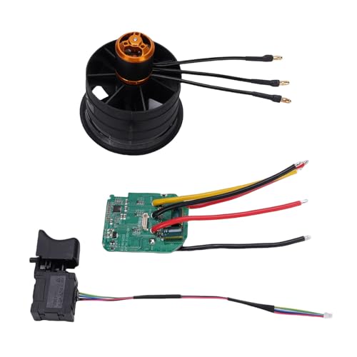 3200KV 64 Mm Bürstenloser Motor, Kanalturbinenlüfter, 5 Schaufel mit Steuerbrett für die Computerkühlung 3200KV 64 Mm Bürstenloser Motor, Kanalturbinenlüfter, 5 Schaufel mit Steuerbrett für die Computerkühlung von Bnineteenteam