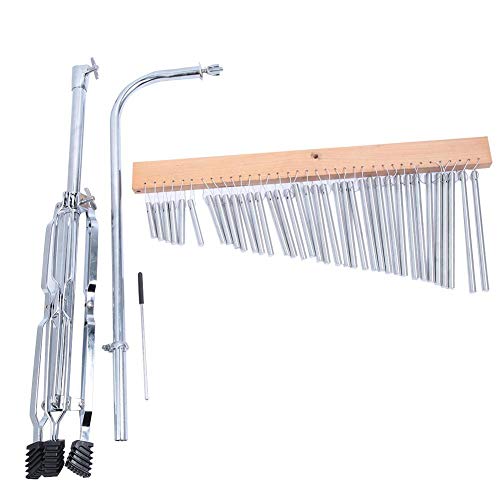36-Tone Bar Chimes Musikglocke Einreihiges Windspiel Musikinstrument mit Stativ und Strick Schlagzeug Perkussionsinstrumente von Bnineteenteam