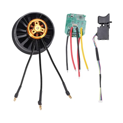 3750 KV 50 Mm Elektrischer Kanallüfter, Bürstenloser Motor, 12 Blades Lüfter mit Steuerplatine und Schalter für DIY -Flugzeugmodell 3750 KV 50 Mm Elektrischer Kanallüfter, Bürstenloser Motor, 12 Blades Lüfter mit Steuerplatine und Schalter für DIY -Flugzeugmodell von Bnineteenteam
