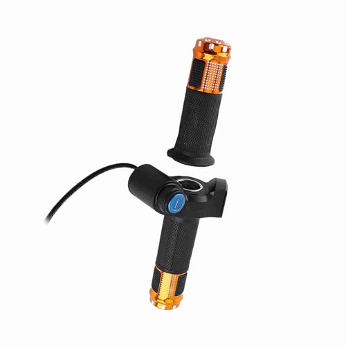 4 Farben LED-Display-Drosselklappen-Griffschlüssel für Elektrofahrrad, Halb-Lenker mit Echtzeitspannung für Roller (GOLD) von Bnineteenteam