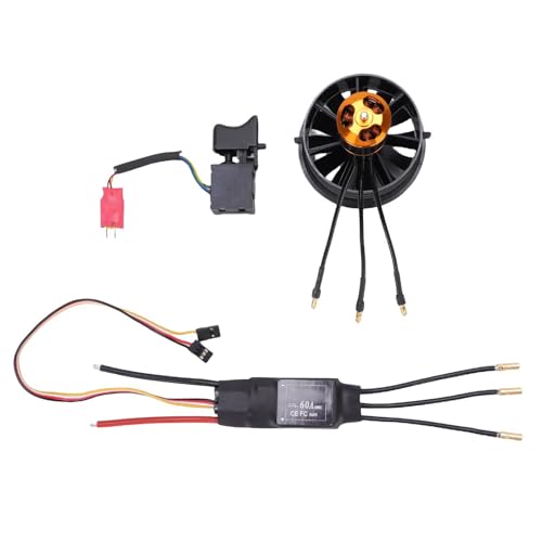 64 Mm 2300 KV Effizienter Motor, 12 -motorlüfter Motor -Lüfter -Set für die Computerkühlung, Drohnenmodifikation von Bnineteenteam