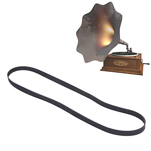 Black Rubber Record Belt, Player Belt mit kompatibel mit Plattenspieler, Phonograph Ersatzgürtel(1L10 200mm) Musikinstrumentenzubehör von Bnineteenteam