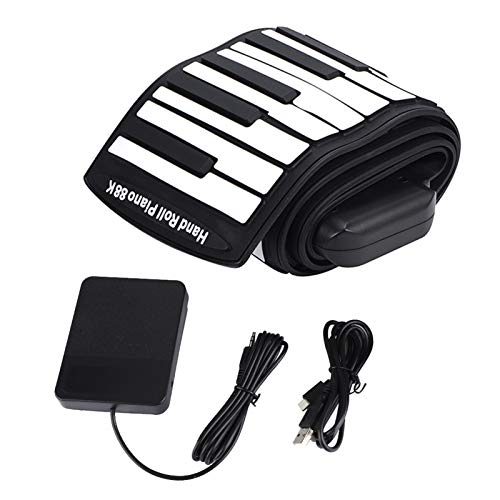 Bnineteenteam Roll Up Piano, Tragbare 88 Tasten elektronische Tastatur Handrolling Klavier in 1100 mAh li auf Batterie eingebaut Musikinstrument Bnineteenteam Roll Up Piano, Tragbare 88 Tasten elektronische Tastatur Handrolling Klavier in 1100 mAh li auf Batterie eingebaut Musikinstrument von Bnineteenteam