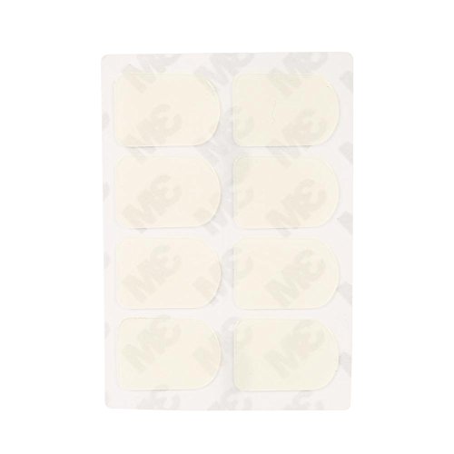 Bnineteenteam Sax-Mundstück-Patch, 0,3mm Small Oval Mundstück Patch Pad Kissen Weiß für Sopran-Alt-Tenor-Saxophon Klarinette Musikinstrumentenzubehör von Bnineteenteam