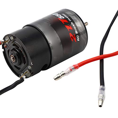 Brushed Motor 550 RC Car 12T/21T/29T/35T Standard 550 Remote Control Vehicle Brushed Motor(21T 20000RPM 2.8A 1800g) Autozubehör von Bnineteenteam