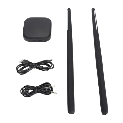 Drahtlose Lufttrommelsticks, Tragbares Virtuelles Drum -Set, Elektrische Trommeln mit Räumlicher Positionierungstechnologie, für Erwachsene von Bnineteenteam