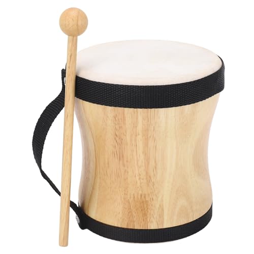 Handtrommel-Set, Conga-Trommel, Bongos-Trommel, Kleines und Leichtes Schlagzeug-Set mit Stick für Auftritte, Partys (BLACK) von Bnineteenteam