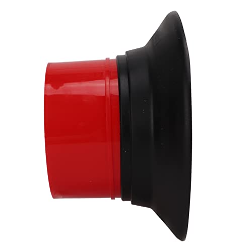 Kompaktes Abs -Gummi -Drum Enhancer Bass Drums Kick Boost für Einen Effektiven Sound mit Einem Eröffnungsschützer für Schlagzeuger (Rot) von Bnineteenteam