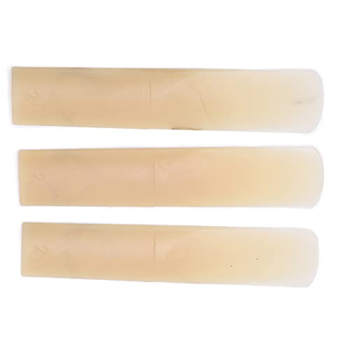 Mini Saxophon Reeds Umweltfreundliche Harzhochhandwerk für Outdoor -Auftritte 3 PCs (Holzfarbe) von Bnineteenteam