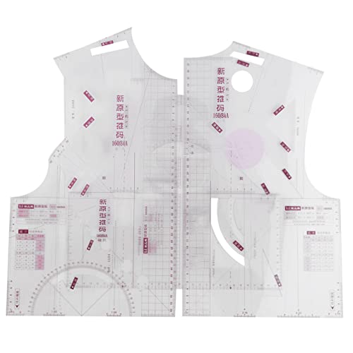 Bntaomle 1:1 Fashion Cloth Design Ruler Crop Mold School Student Teaching Bekleidung Zeichnung Vorlage Kleidung Prototype Lineal von Bntaomle
