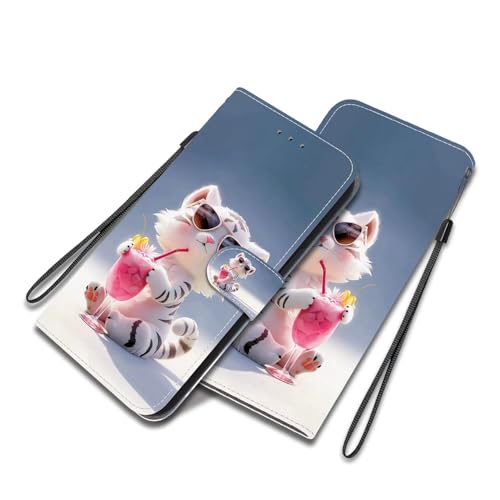 Bnvdfre Handyhülle für iPhone 11 Pro Max Hülle, Ledertasche mit Motiv, Klapphülle mit Kartenfächern, Ständer und Magnetverschluss - Tiger Bnvdfre Handyhülle für iPhone 11 Pro Max Hülle, Ledertasche mit Motiv, Klapphülle mit Kartenfächern, Ständer und Magnetverschluss - Tiger von Bnvdfre