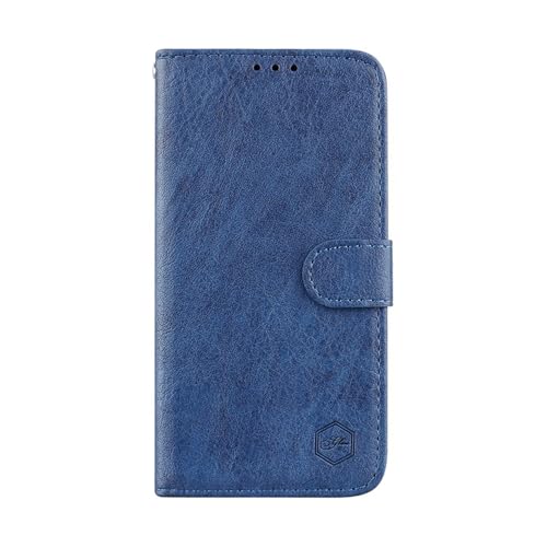 Bnvdfre Handyhülle für iPhone 13 Hülle [Premium PU Leder] [Kartenfach] [Magnetverschluss] [RFID Schutzhülle] [Standfunktion] Klapphülle Handytasche Etui - Dunkel Blau von Bnvdfre