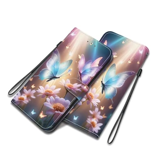 Handyhülle für iPhone XR Hülle, Ledertasche mit Motiv, Klapphülle mit Kartenfächern, Ständer und Magnetverschluss - Bunter Schmetterling Handyhülle für iPhone XR Hülle, Ledertasche mit Motiv, Klapphülle mit Kartenfächern, Ständer und Magnetverschluss - Bunter Schmetterling von Bnvdfre