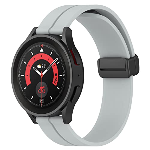 BoLuo 22mm Armband für Huawei Watch 3 Pro New/Huawei Watch GT3 Pro 46mm,Silikon Uhrenarmbänder Uhrenarmband Armbänder Strap für Huawei Watch GT Runner/Huawei Watch GT3 46mm / Watch 3 Pro (grau) von BoLuo