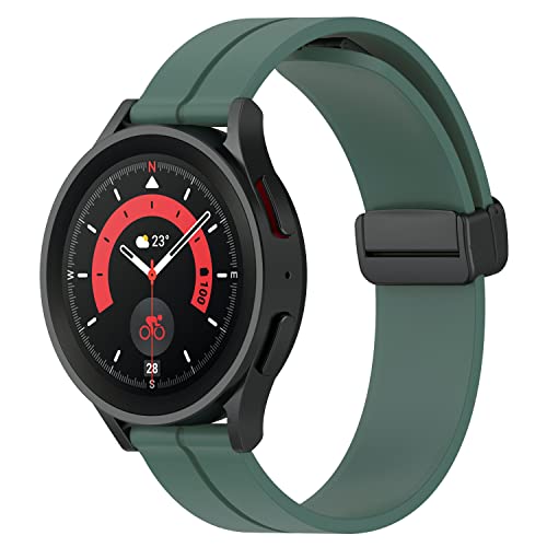 BoLuo 22mm Armband für Huawei Watch 3 Pro New/Huawei Watch GT3 Pro 46mm,Silikon Uhrenarmbänder Uhrenarmband Armbänder Strap für Huawei Watch GT Runner/Huawei Watch GT3 46mm / Watch 3 Pro (grün) von BoLuo
