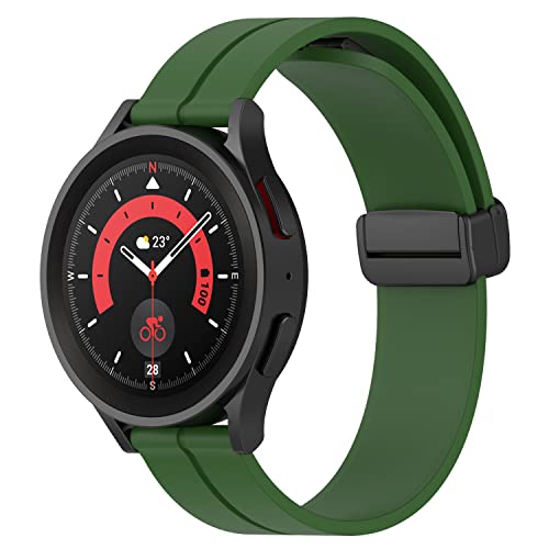 BoLuo 22mm Armband für Huawei Watch 3 Pro New/Huawei Watch GT3 Pro 46mm,Silikon Uhrenarmbänder Uhrenarmband Armbänder Strap für Huawei Watch GT Runner/Huawei Watch GT3 46mm / Watch 3 Pro (grün 1) von BoLuo