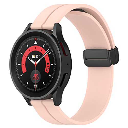 BoLuo 22mm Armband für Huawei Watch 3 Pro New/Huawei Watch GT3 Pro 46mm,Silikon Uhrenarmbänder Uhrenarmband Armbänder Strap für Huawei Watch GT Runner/Huawei Watch GT3 46mm / Watch 3 Pro (rosa) von BoLuo