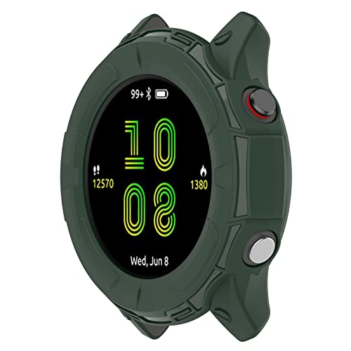 BoLuo Hülle Kompatibel mit Garmin Forerunner 255 Watch Case,Schutzhülle Clear Silikon Ultradünne Kratzfest Transparent TPU Case Abdeckung Cover Tasche für Garmin Forerunner 255 Watch Zubehör (grün) BoLuo Hülle Kompatibel mit Garmin Forerunner 255 Watch Case,Schutzhülle Clear Silikon Ultradünne Kratzfest Transparent TPU Case Abdeckung Cover Tasche für Garmin Forerunner 255 Watch Zubehör (grün) von BoLuo