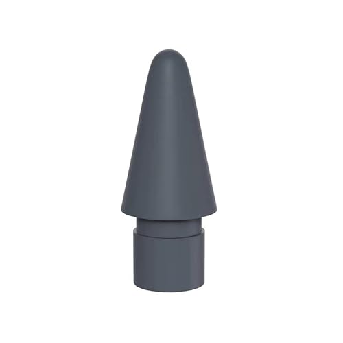 BoLuo Spitzen zum Ersatz Kompatibel für Apple Pencil 1. Generation /2. Generation iPad Stift, Hochempfindlich Pencil Spitze Ersatzspitzen Eingabestift Nib für Apple Pencil 2/Apple Pencil 1 (grau) von BoLuo
