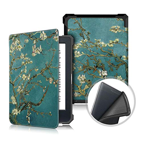 BoLuo Kobo Nia 2020 6.0" Flip Hülle Case, Heavy Duty Slim Ultra PU Leder Telefonkasten Cover Etui Fall Shell Tasche mit Auto Wake/Sleep für Kobo Nia 2020 6.0 Inch 2020 Tablet PC (Aprikose) von BoLuo