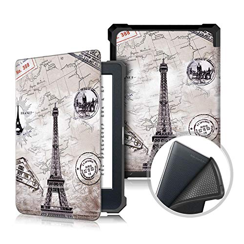 BoLuo Kobo Nia 2020 6.0" Flip Hülle Case, Heavy Duty Slim Ultra PU Leder Telefonkasten Cover Etui Fall Shell Tasche mit Auto Wake/Sleep für Kobo Nia 2020 6.0 Inch 2020 Tablet PC (Turm) von BoLuo