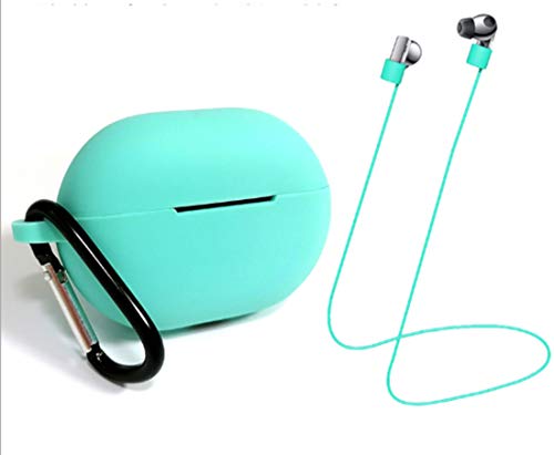 Huawei FreeBuds Pro Hülle mit Anti-Loss Strap,Weiche Silikon Schutzhülle Case,Stoßfeste rutschfeste Schutzzubehör Abdeckhülle Tasche für Huawei FreeBuds Pro 2020 Wireless Earbud Headphone (hellgrün) Huawei FreeBuds Pro Hülle mit Anti-Loss Strap,Weiche Silikon Schutzhülle Case,Stoßfeste rutschfeste Schutzzubehör Abdeckhülle Tasche für Huawei FreeBuds Pro 2020 Wireless Earbud Headphone (hellgrün) von BoLuo