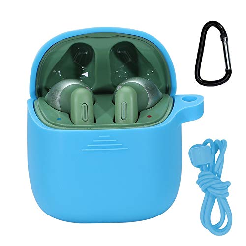 JBL Tune 220TWS Hülle,Keychain,Anti-Loss Strap,Weiche Silikon Case,Thin Soft Stoßfeste rutschfeste Schutzzubehör Abdeckhülle Tasche für JBL Tune 220TWS Wireless Charging Earbuds Headphone (Himmelblau) JBL Tune 220TWS Hülle,Keychain,Anti-Loss Strap,Weiche Silikon Case,Thin Soft Stoßfeste rutschfeste Schutzzubehör Abdeckhülle Tasche für JBL Tune 220TWS Wireless Charging Earbuds Headphone (Himmelblau) von BoLuo