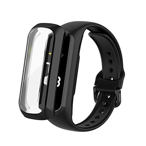 Screen Protector Hülle für Galaxy Fit 2 SM-R220,Schutzhülle Weiche Silikon Ultradünne Kratzfest Transparent TPU Case Abdeckung Tasche für Samsung Galaxy Fit 2 SM-R220 Watch Schutzzubehör (schwarz) Screen Protector Hülle für Galaxy Fit 2 SM-R220,Schutzhülle Weiche Silikon Ultradünne Kratzfest Transparent TPU Case Abdeckung Tasche für Samsung Galaxy Fit 2 SM-R220 Watch Schutzzubehör (schwarz) von BoLuo
