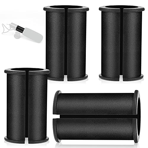 Boao 4 Stück Mikrofon-Abstandshalter aus Gummi, kompatibel mit Sony Camcorder Shotgun Mikrofon, Schwarz, Basic Style von Boao
