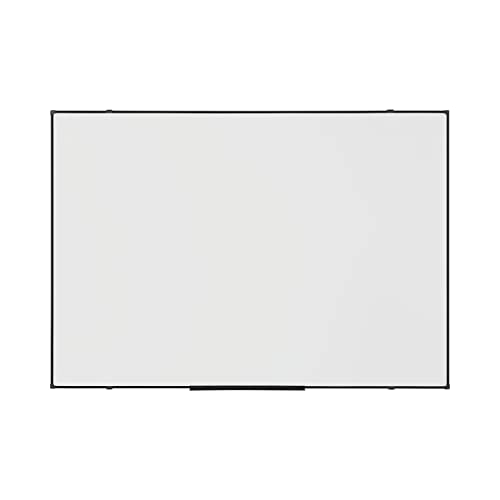 BoardsPlus Economy Magnetisches Whiteboard, 104,3 x 73 cm mit lackierter, trocken abwischbarer Stahloberfläche und Rahmen aus schwarzer Tech-Legierung BoardsPlus Economy Magnetisches Whiteboard, 104,3 x 73 cm mit lackierter, trocken abwischbarer Stahloberfläche und Rahmen aus schwarzer Tech-Legierung von BoardsPlus