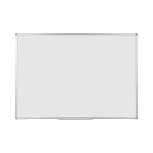 BoardsPlus - Magnetisches Whiteboard, Emaillierte Oberfläche - 105 x 75 cm - Magnettafel Mit Alurahmen Und Stifteablage von BoardsPlus