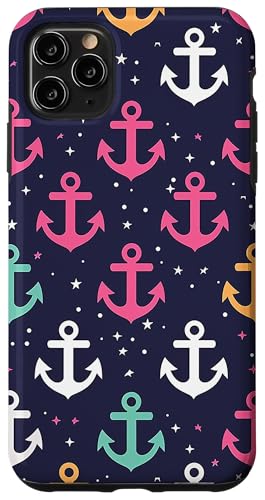 Anker-Muster Hülle für iPhone 11 Pro Max Anker-Muster Hülle für iPhone 11 Pro Max von Boat Captain Sea Ocean Nautical Accessories