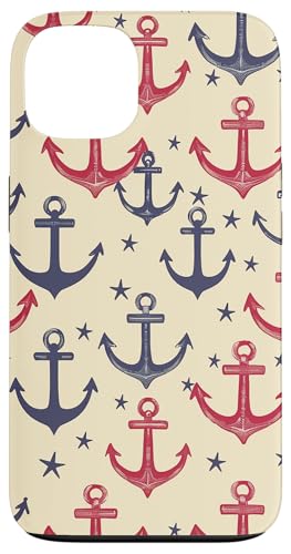 Anker-Muster Hülle für iPhone 13 Anker-Muster Hülle für iPhone 13 von Boat Captain Sea Ocean Nautical Accessories